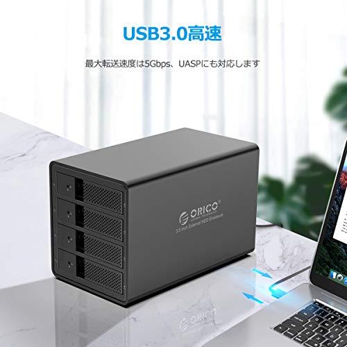 ORICO 3.5インチ HDDケース 2Bay USB3.0接続