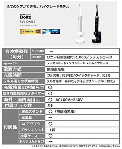 Buy Panasonic Electric Toothbrush Doltz Black EW-DA52-K from Japan