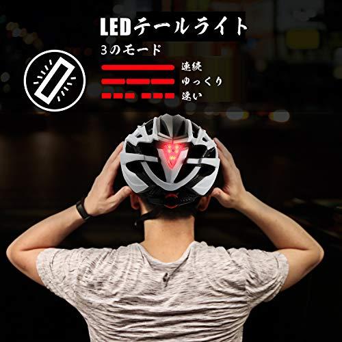 shinmax bicycle helmet with safety led light