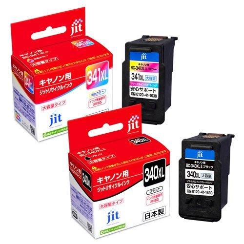 Please be sure to check the instruction manual before use BC-340XL /  BC-341XL (Large capacity) Black / Color compatible Jit Recycled Ink  Cartridge
