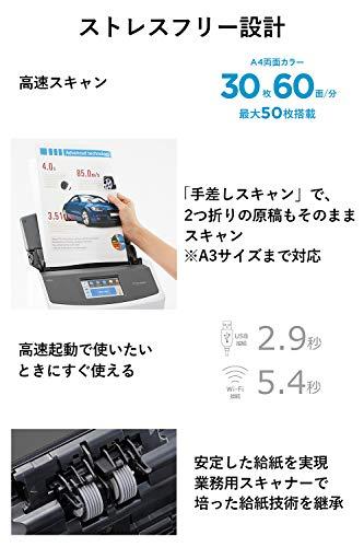 富士通 PFU ドキュメントスキャナー ScanSnap iX1500 (両面読取/ADF ...