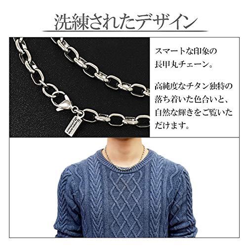 ファイテン]phiten [限 定 品] 長甲丸 チタン ネックレス 長さ40～60cm