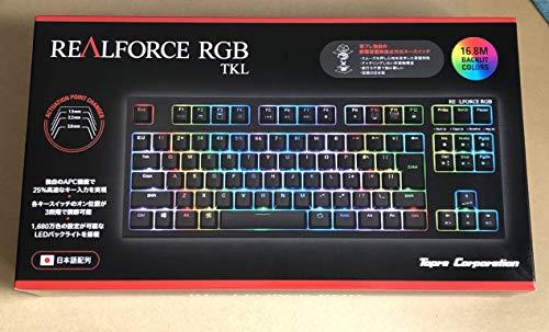Topre REALFORCE RGB TKL R2TLA-JP4G-BK Japanese keyboard for PC gamers