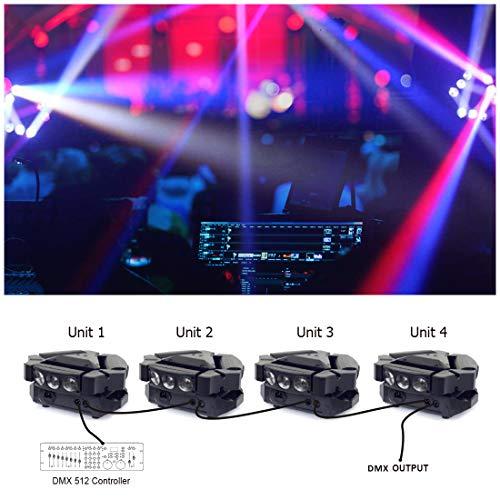 BETOPPER ステージライト 舞台照明 LED スパイダー ムービングヘッド RGBW 9*10W DMX512 ムービングライト ディスコライト  スポットライト ストロボ効果 照明ライト LED照明 回転 音声起動 照明/演出/舞台/ディスコ/パーティー/KTV/結婚式/クラブ/バー イルミネ  - 日本の ...