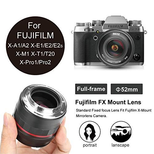 Meike MK 50 mm f / 1.7 Full Frame Aperture Manual Focus Lens for Fujifilm  Mirrorless Cameras X-T1 X-T2 X-Pro1 X-Pro2 X-M1 X-T10 X-A1 X-A2 X-A3 X-E1 