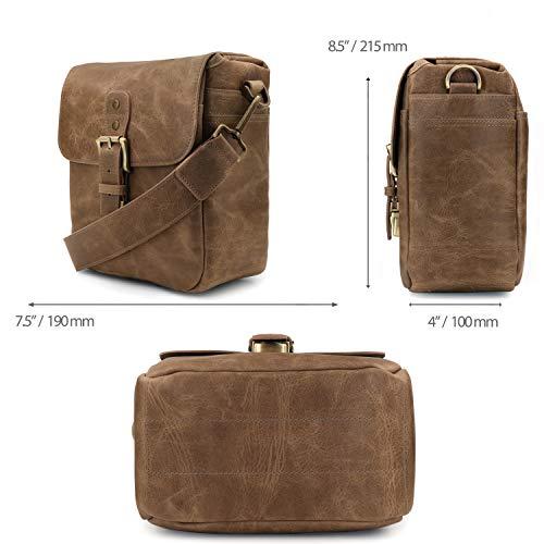 Buy MegaGear --Torres Mini Genuine Leather Camera Messenger Bag