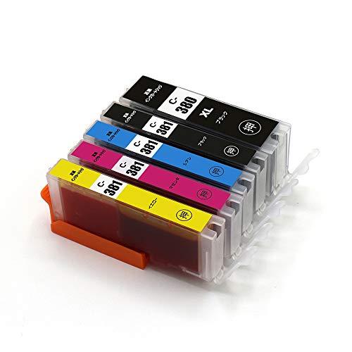 [Pomme] BCI-381 + 380XL / 5MP dye 5 color set Canon compatible compatible  ink with remaining amount display function ISO14001 / ISO9001 certified