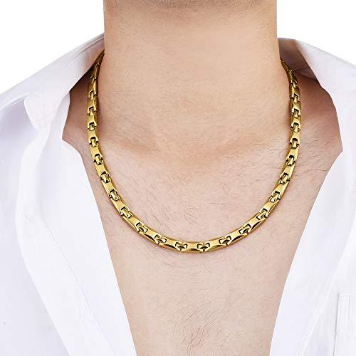 Germanium Necklace Pure Titanium Pure Titanium 99.999% Hematite Allergy  Free Magnetic Necklace Valentine's Day Gift Ladies Gold Accessories  Complete