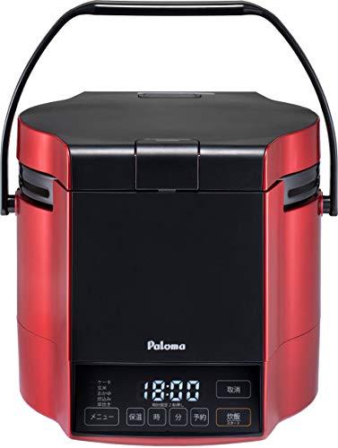 Paloma gas rice cooker Cooking work PR-M09TR -LPG (0.9L / 5 go cooking)  [For propane gas (LPG)] Premium red x black