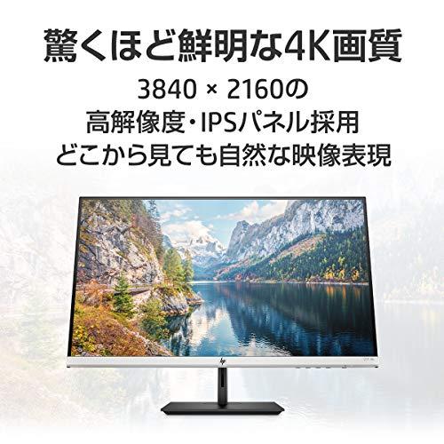 HP Monitor 27 inch 4K Display Resolution 3840x2160 Non-glossy IPS Panel  High Viewing Angle Ultra Thin Space Saving HP 27f 4K (Model: 5ZP65AA # ABJ)