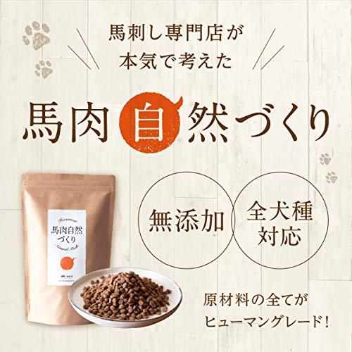 健康いぬ生活 馬肉自然づくり 1kg (1kg×1袋) ドッグフード 馬肉 無添加 国産 全犬種 ヒューマングレード ドライ