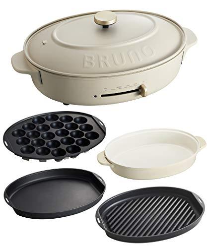 Buy BRUNO Bruno Oval hot plate Body plate 4 types (Takoyaki deep