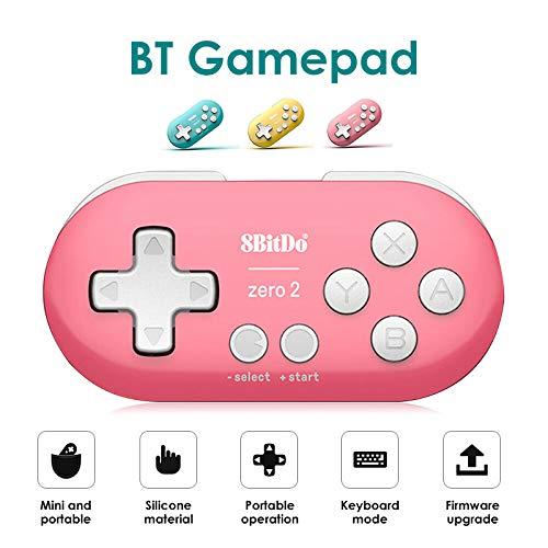 Zenplus 8bitdo Zero Gamepad Controller Android Macos Windows Nintendo Switch Compatible Wired Bluetooth 4 0 Smartphone Tablet Game Controller Handlebox Ipad Android Various Games Compatible Wilderness Action Yellow