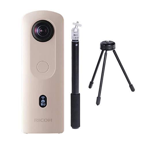 Ricoh Theta SC2 360 Degree 4K Spherical VR Camera (Beige) Ricoh Selfie Stick Bundle from Japan - Buy authentic Plus exclusive items from Japan