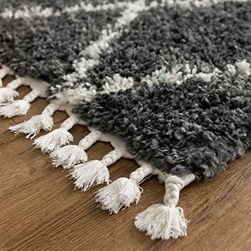 Sayan Sayan Moroccan Rug Carpet Zephyr x 2 tatami mats Dark Gray  Turkey