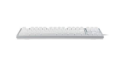 Topre R2TLSA-JP3M-WH REALFORCE TKL SA R2 for Mac Japanese numeric keyless  keyboard (91 array APC function + silent): Silver / white sublimation