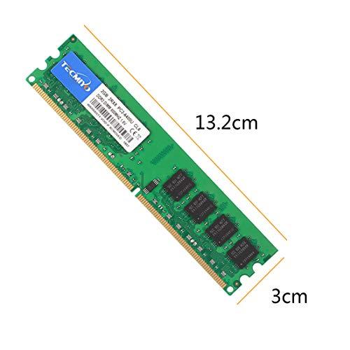 テクミヨ デスクトップPC用 メモリ1.8V DDR2 4GB (2GB×2枚) PC2-6400