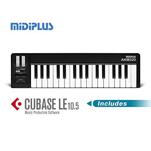 AKM320 Midiキーボードコントローラ DTM定番ソフト Cubase LE付