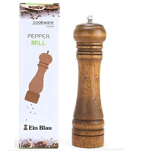 Wooden Salt And Pepper Grinder Set, Manual Solid Wood Pepper