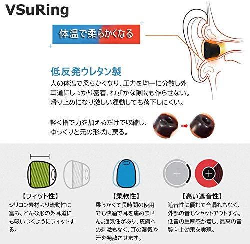 VSuRing Airpods Pro 耳塞、記憶海綿、聚氨酯、降噪、改善音質、隔音