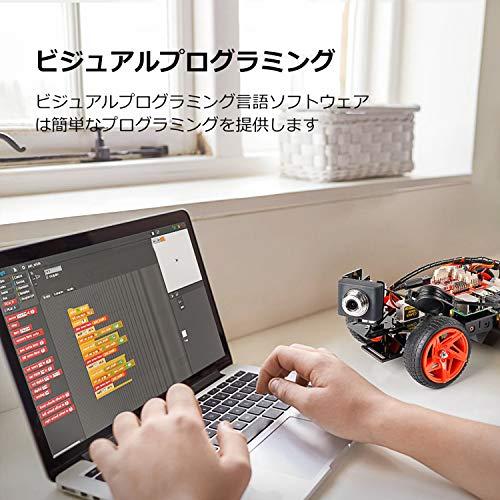 SunFounder Raspberry Pi スマートロボットカー、カメラ付き ロボット