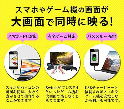 モバイルモニター フルHD 15.6インチ 3年保証 WT-156H2-BS 安心の日本