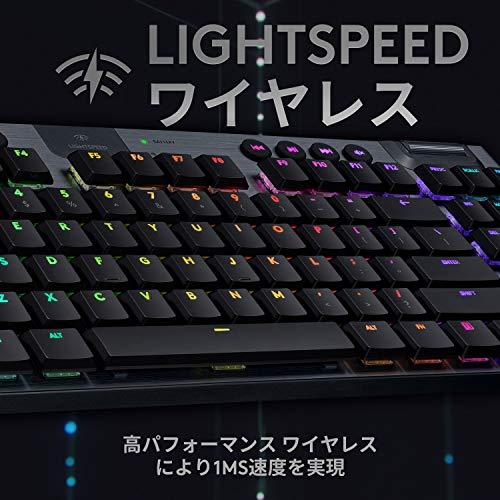 Logitech G羅技G遊戲鍵盤Tenkeyless無線G913 TKL薄款GL開關觸感日式