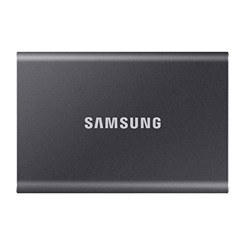 【セール通販】新品　Samsung T7 2TB 最大転送速度1，050MB SSD 外付けハードディスク・ドライブ