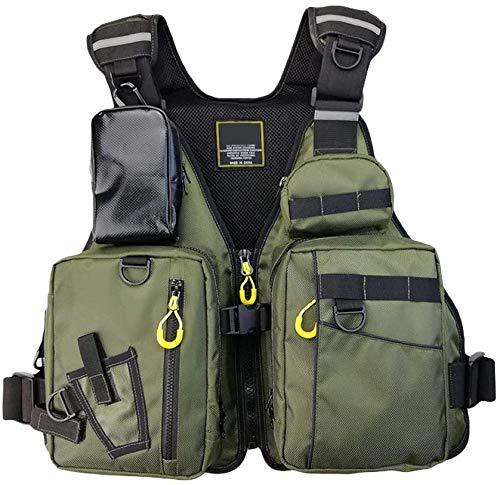 Buy Ibesecc Fishing Vest Life Jacket Fishing Vest Breathable High Floating  Material Lightweight Multi-Pocket Excellent Storage Capacity Fishing Wear  Floating Vest Multifunctional Durability Adjustable Load Capacity Up to  110kg Fishing Shooting Rafting