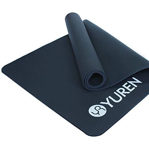 Buy YUREN Yoga Mat 10mm Stretch Mat Wide 90cm x 185cm Oversized Exercise  Mat Extra Thick Storage Bag Black with Knot from Japan - Buy authentic Plus  exclusive items from Japan