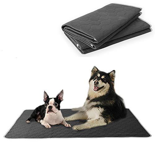 Zenplus Pet Pee Mat Set Of 2 Pet Mat Dog Bed Cushion Quadruple Structure Waterproof Deodorant Quick Drying Nursing Bacteriostatic Super Absorption Washable Reusable Medium Size Large Dog Cat Dog Pee