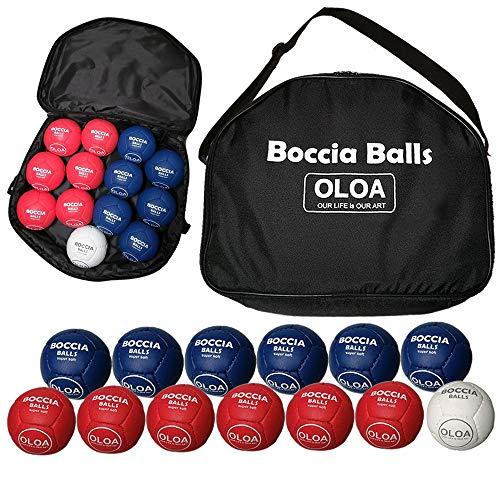 OLOA Boccia Ball Set (Made in Japan Teijin Cordre Luxury Material)  Paralympic Official Event (Hardness (Soft))