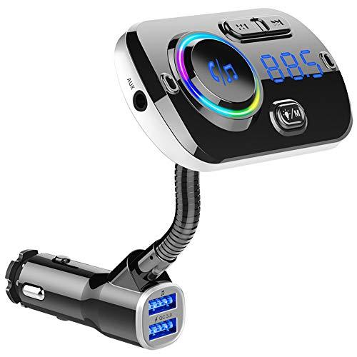 Buy FM transmitter Bluetooth5.0 Compatible with in-vehicle FM