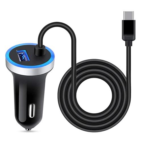 Car Chargers - Car Charger with USB and Type C 2-Port