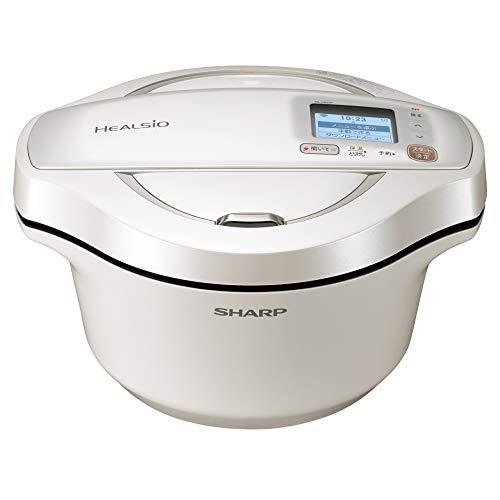 Sharp Waterless Automatic Cooking Pot 2.4L White SHARP HEALSIO Hot Cook  KN-HW24F-W