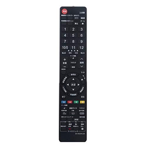 PerFascin substitute remote control replace for Sharp Aquos SHARP AQUOS TV  remote control GA952WJSA GA952WJSB GA952WJSC LC-16K5 LC-19K5 LC-22K5