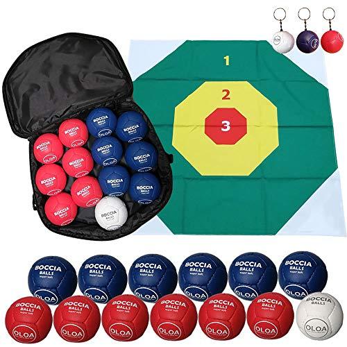 OLOA Boccia Ball Set Japanese Teijin Cordre Luxury Material Paralympic Official Event Hardness Soft 90cm Matte