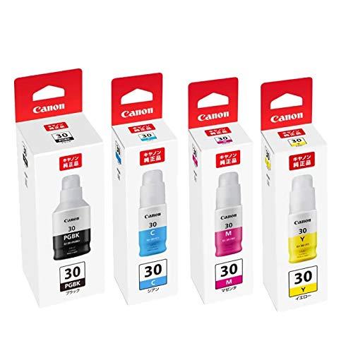 [Genuine] CANON Ink Bottle GI-30 4-color set (GI-30PGBK GI-30C GI-30M  GI-30Y)