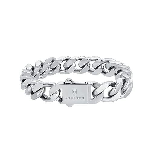 Buy KRKC & CO Kihei Bracelet Men's Breath Surgical Stainless 12mm