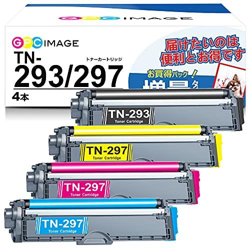 Buy GPC Image TN-293 TN-297 4 Color Set Large Capacity Type