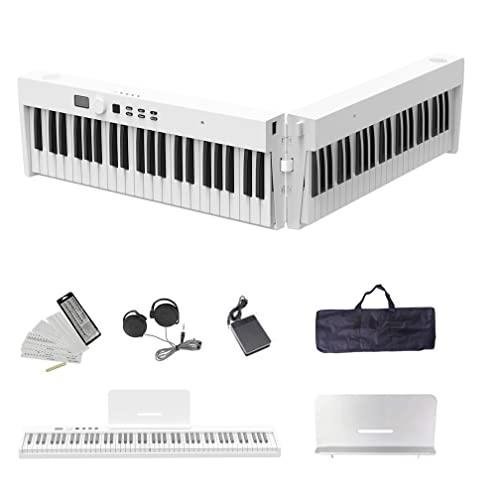 Longeye Electronic Piano [Foldable High Quality] 88 Keyboards Same keyboard  size as rechargeable live piano FOLD PRO Piano September 2021 Latest