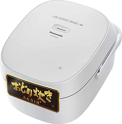 Panasonic rice cooker Dance cooker that can also cook 1 unit 2 roles 5.5 go  IH type My spec recipe added White SR-UNX101-W