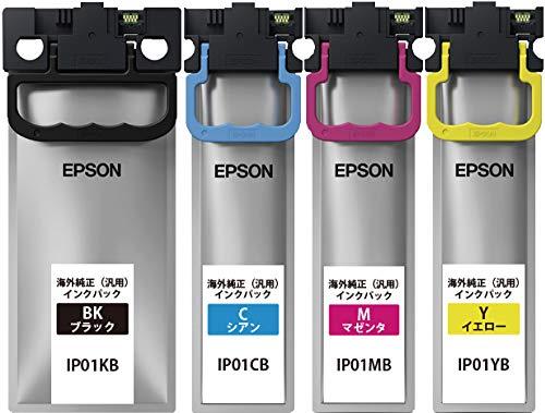 EPSON IP01 General-purpose product Ink pack 4-color set IP01KB / IP01CB /  IP01MB / IP01YB [Black approx. 10000 pages / Cyan% camma% magenta% camma% 