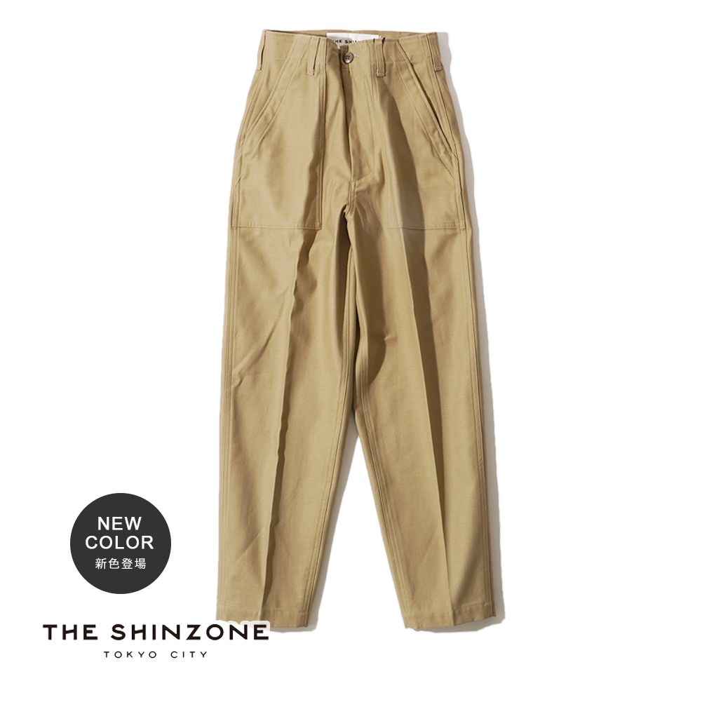 Shinzone Shin zone Baker pants BAKER PANTS Baker pants Lady's KHAKI 40