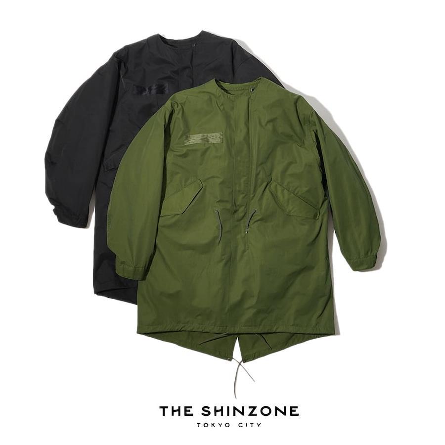 [Return/Exchange] Shinzone FIELD PARKA Field Parka Coat Military Coat  19AMSCO63 BLACK KHAKI Women's BLACK 36