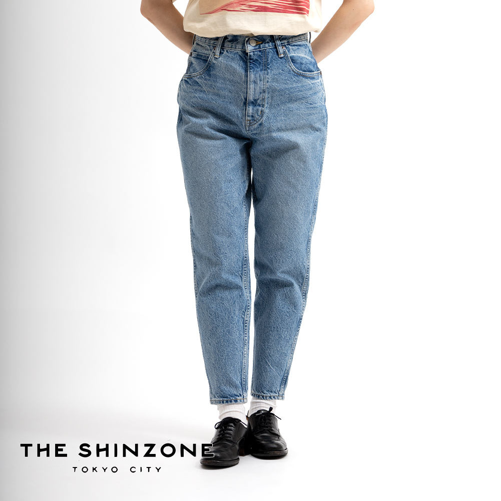 Shinzone Shin zone carrot denim CARROT DENIM jeans denim pants tapered  denim ladies BLUE 38