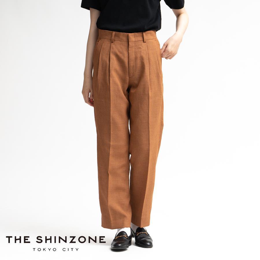 Shinzone / MELANGE CHRYSLER PANTS (melange Chrysler pants