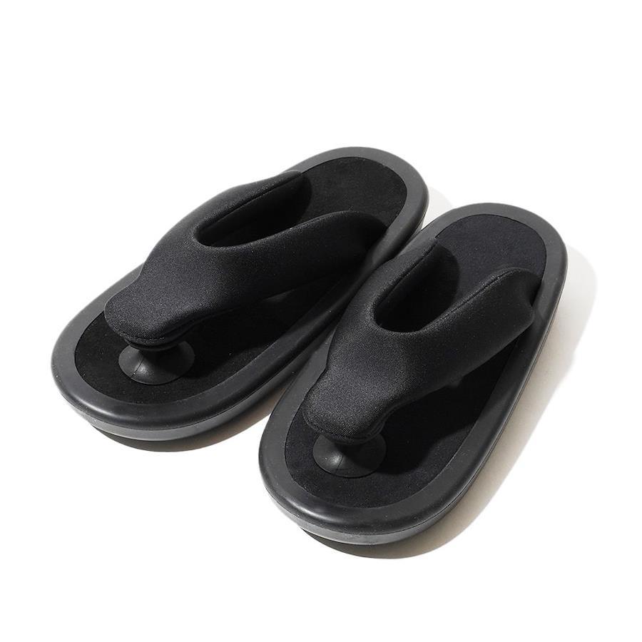 Buy JOJO Naitou Jojo No Wisteria Sandals All Black Zori Beach Sandals ...