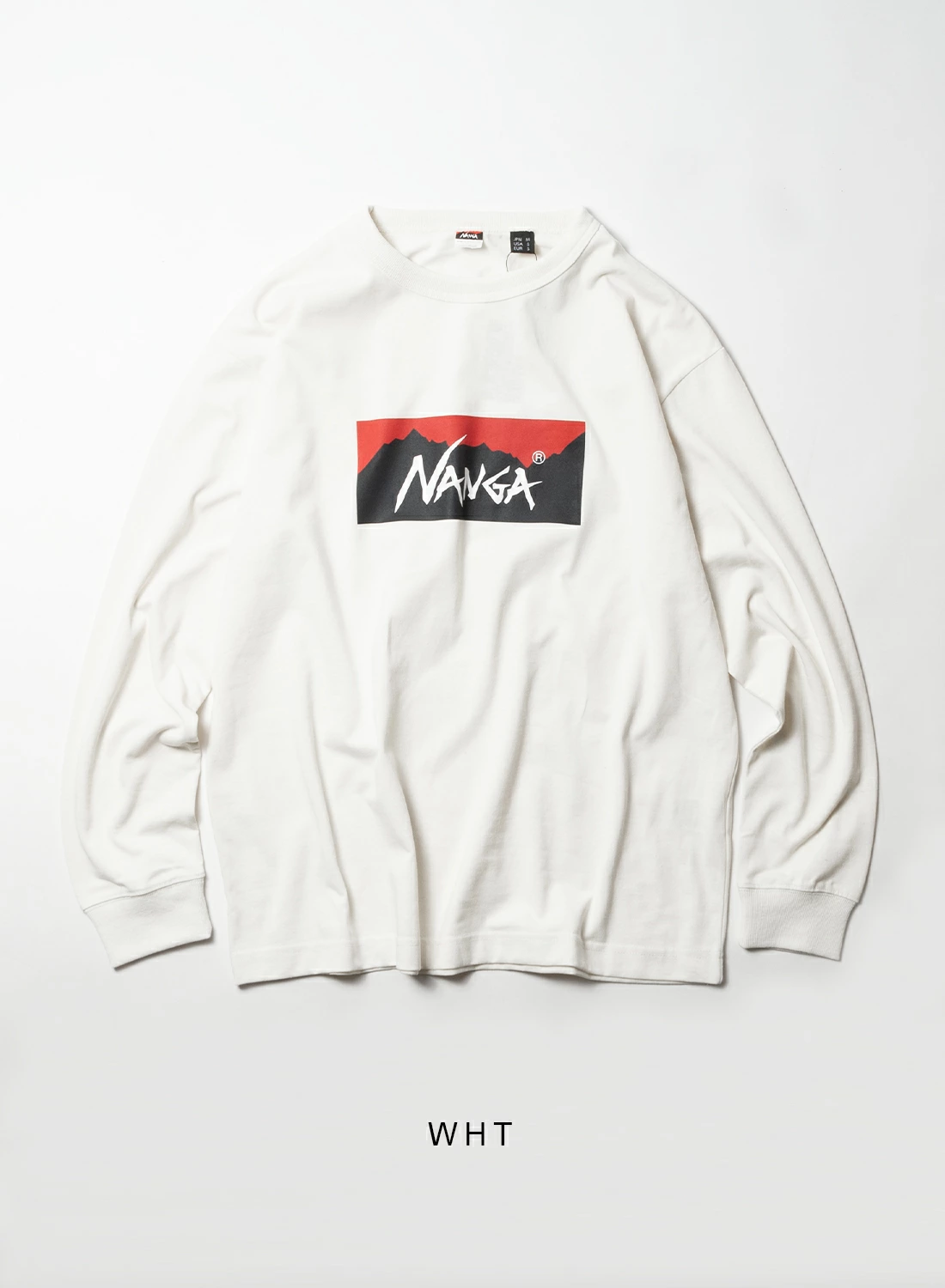 Buy NANGA ECO HYBRID BOX LOGO L/S TEE (Eco Hybrid Box Logo Long Sleeve  T-Shirt) Long T-shirt Long Sleeve Logo TEE Outdoor Men's Unisex WHT XL from  Japan Buy authentic Plus