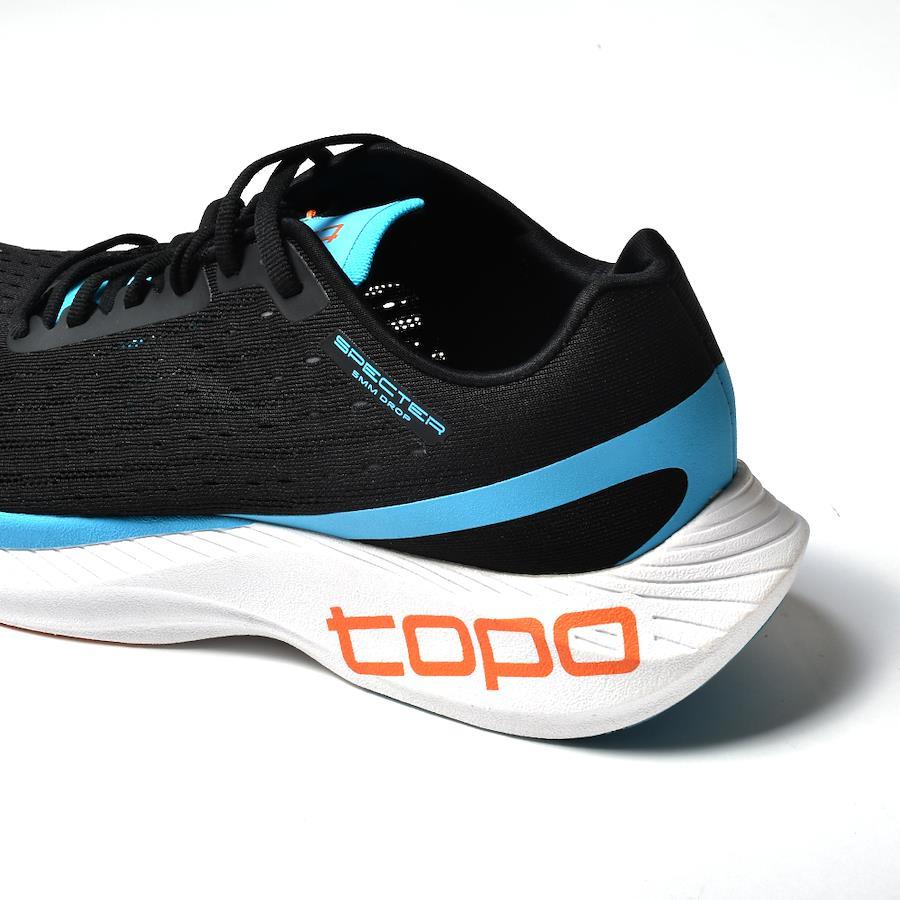 Topo athletic SPECTER topo athletic topo Spector sneakers running shoes  trail run men's BLACK/BLUE 28.0cm